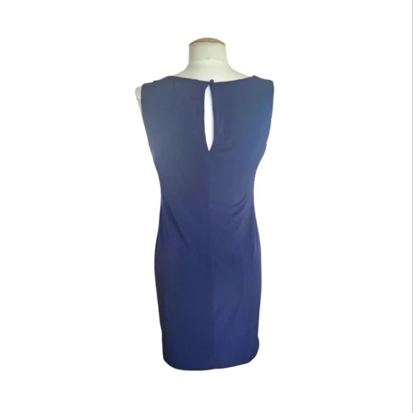 Jessica Simpson Navy Blue Satin Mini Dress - Picture 5 of 5